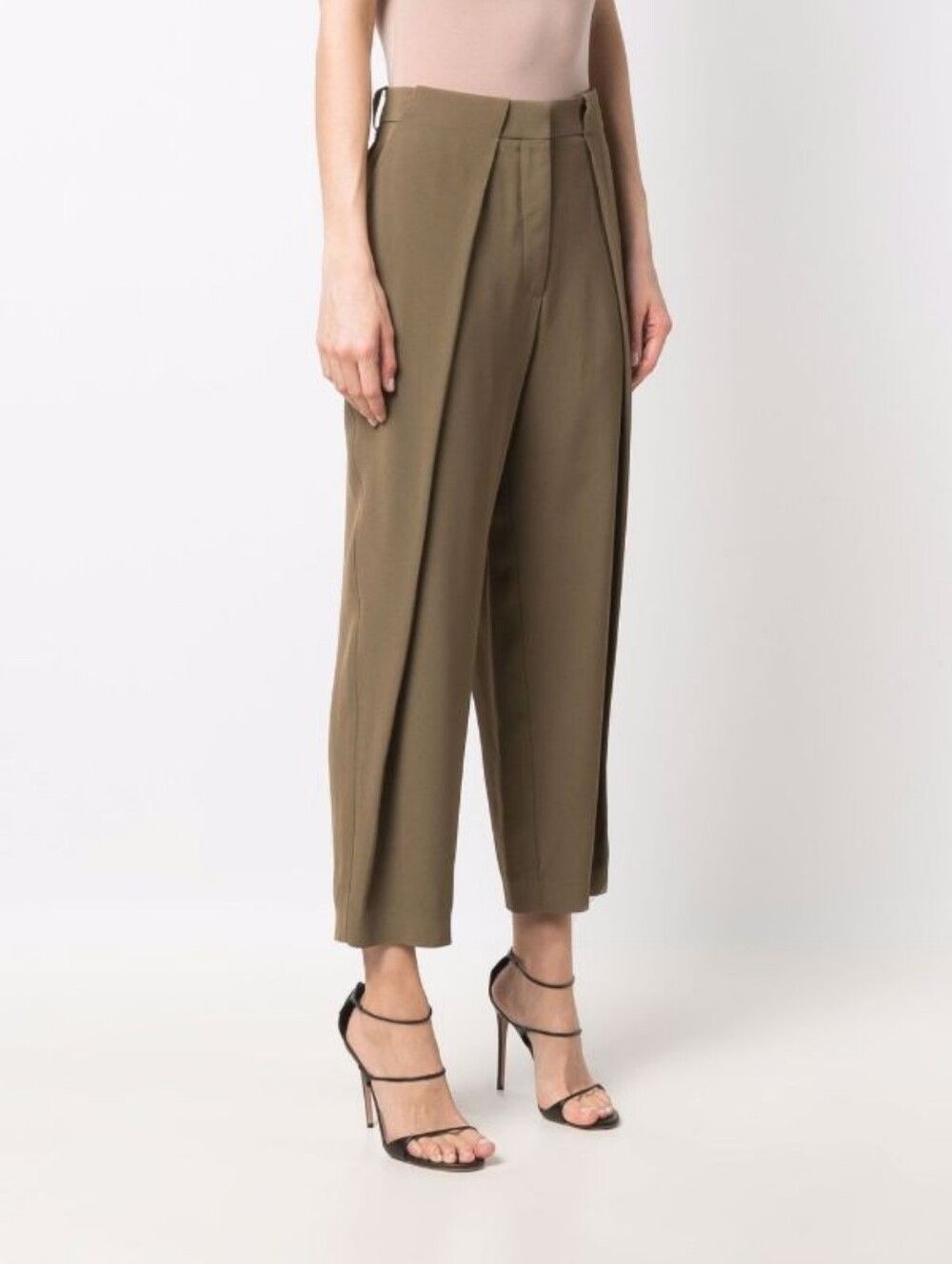 Annie And Jade Tailored Olive Brown Dress Pants for Wome's